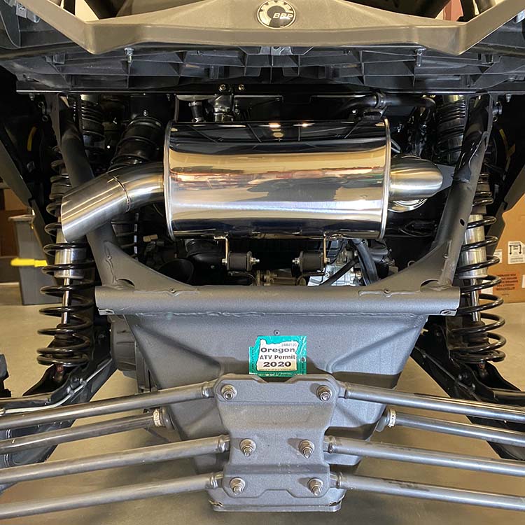 Treal Performance | 2017-2025 Can-Am X3 Rear Muffler Section - Exhaust