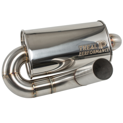 Treal Performance | 2017-2025 Can-Am X3 Rear Muffler Section - Quiet Trail Muffler / No Tip Attachment - Exhaust