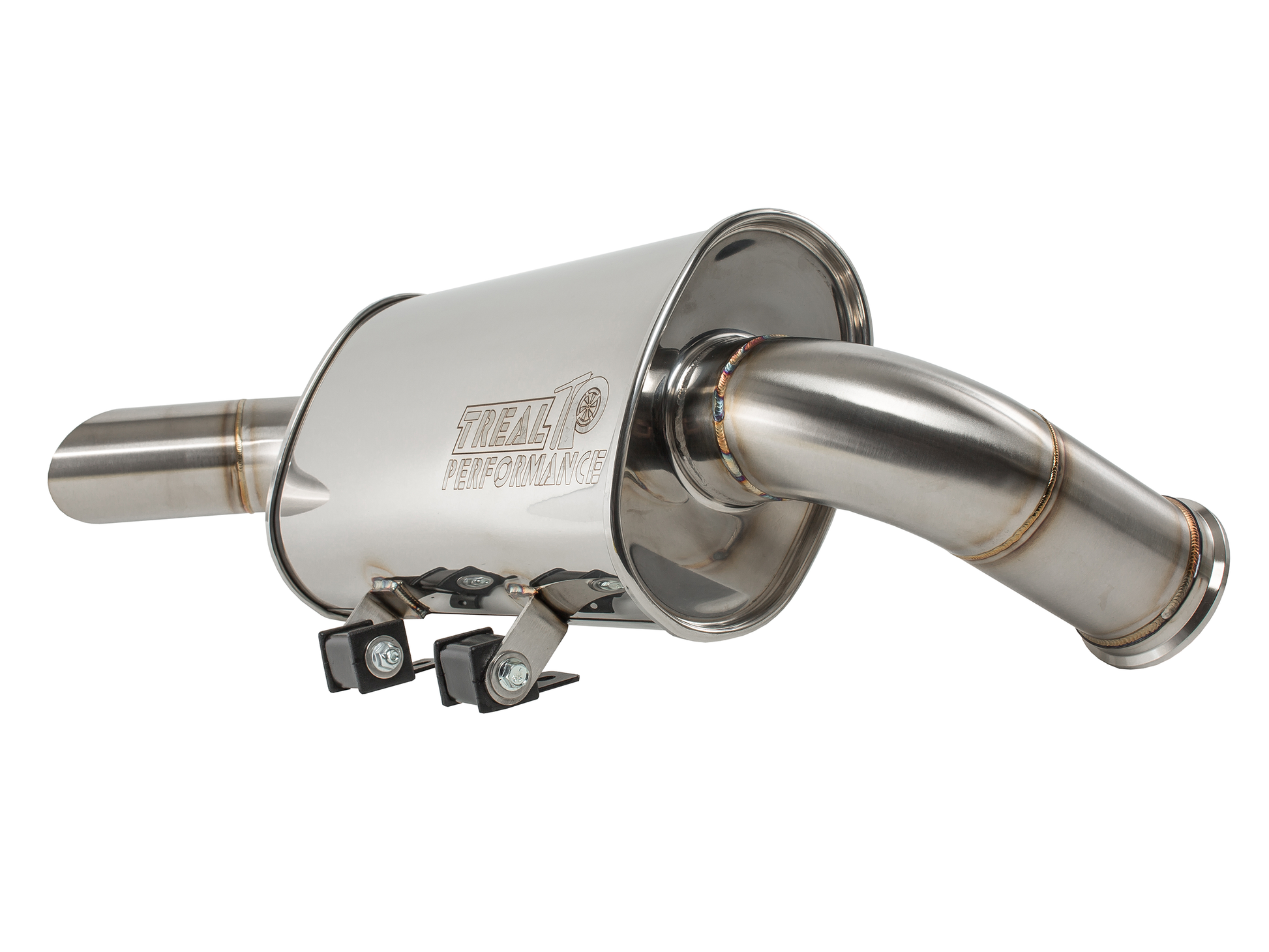 Treal Performance | 2017-2025 Can-Am X3 Rear Muffler Section - Side Exit Muffler / No Tip Attachment - Exhaust