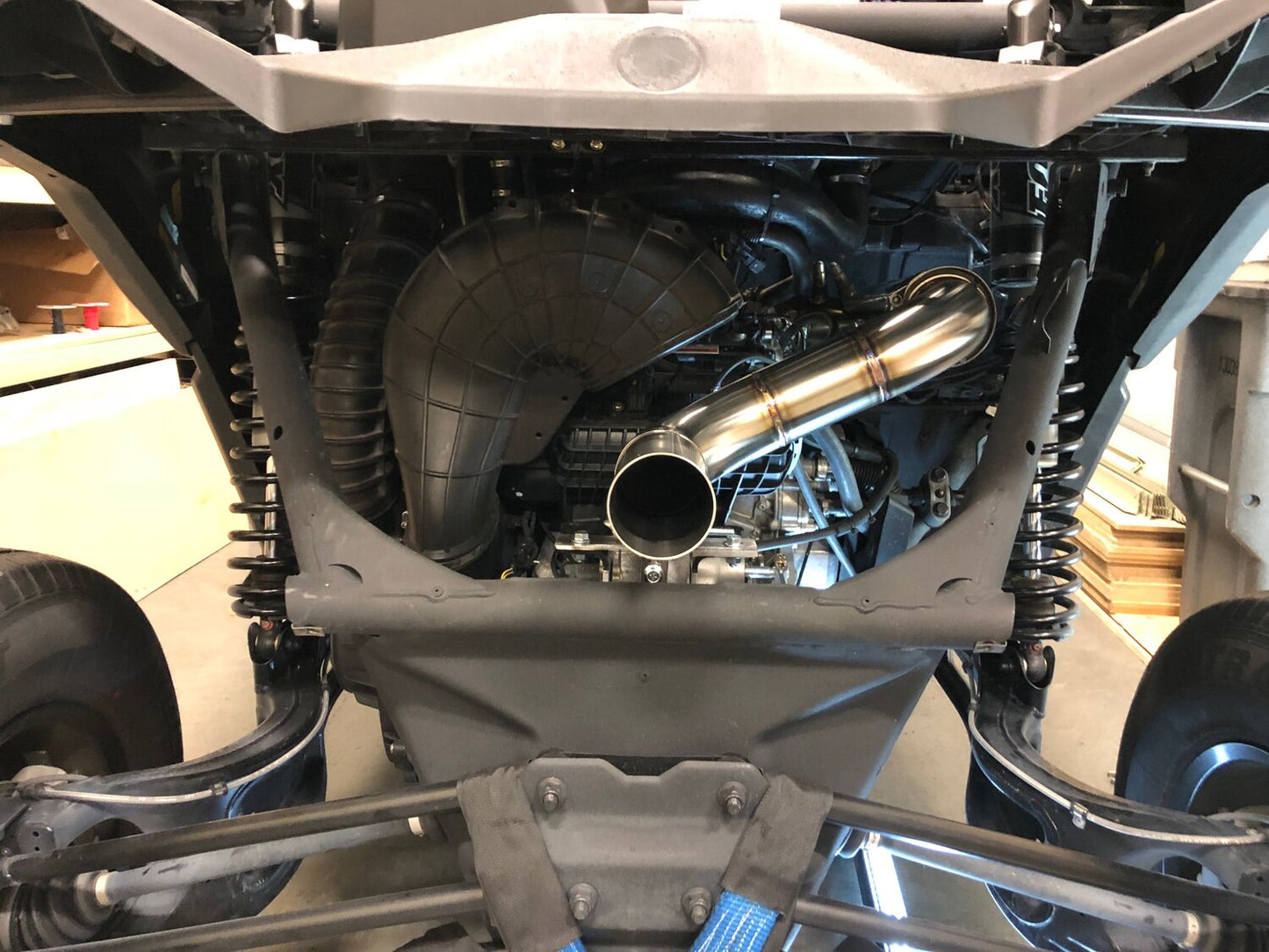 Treal Performance | 2017-2025 Can-Am X3 Straight Pipe Exhaust System - Exhaust