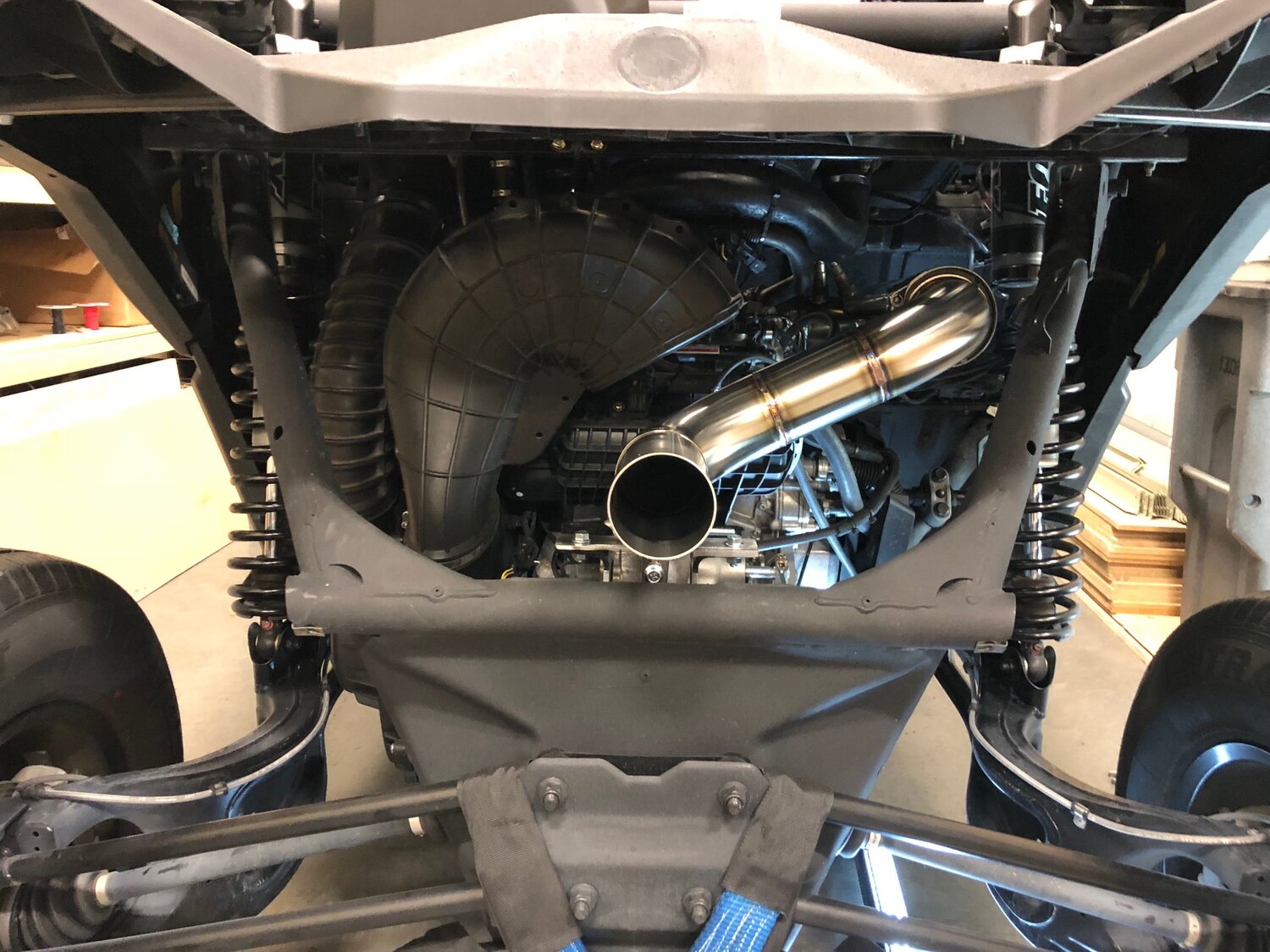 Treal Performance | 2017-2025 Can-Am X3 Straight Pipe Exhaust System - Exhaust