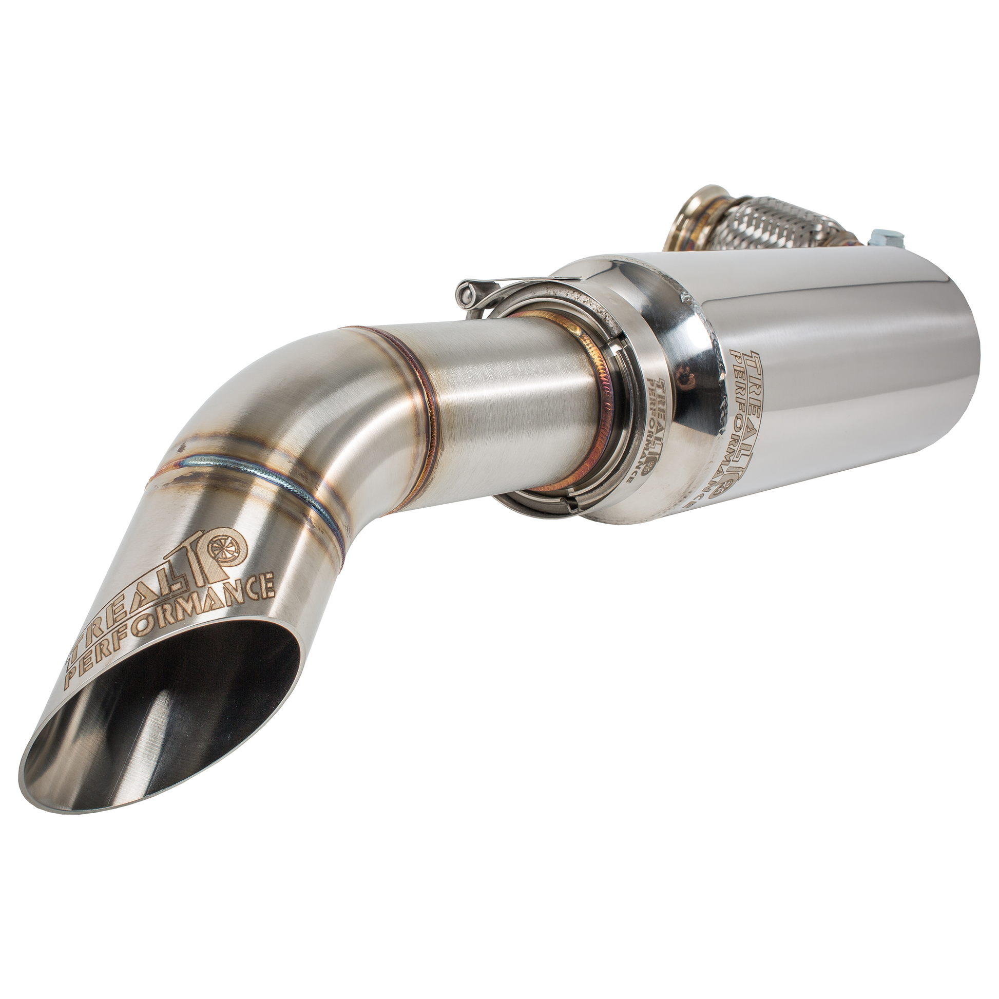 Treal Performance | 2017-2026 Can-Am Maverick X3 Ultra Race Exhaust System - Resonated Front Section (OG Version