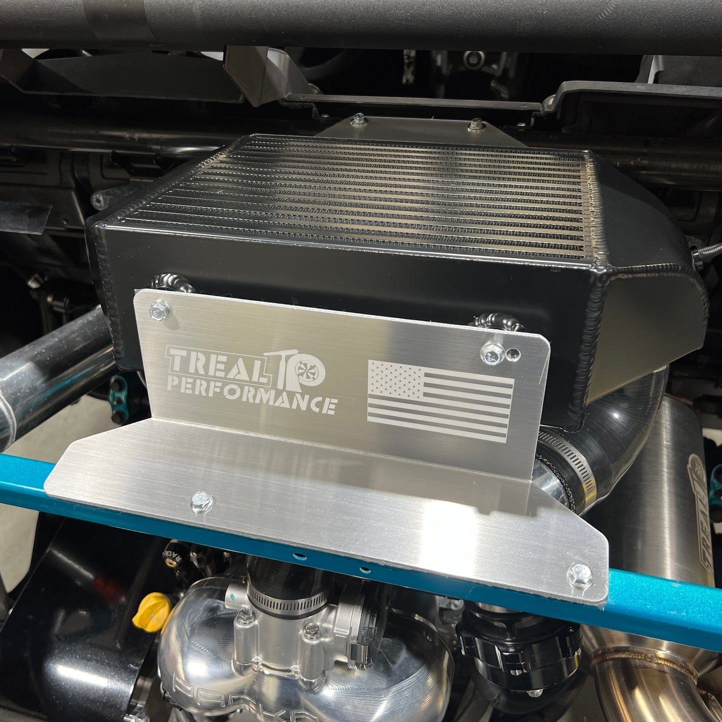 Treal Performance | 2017-2026 Can-Am X3 Bed Delete Intercooler Mount Brackets - Intercoolers