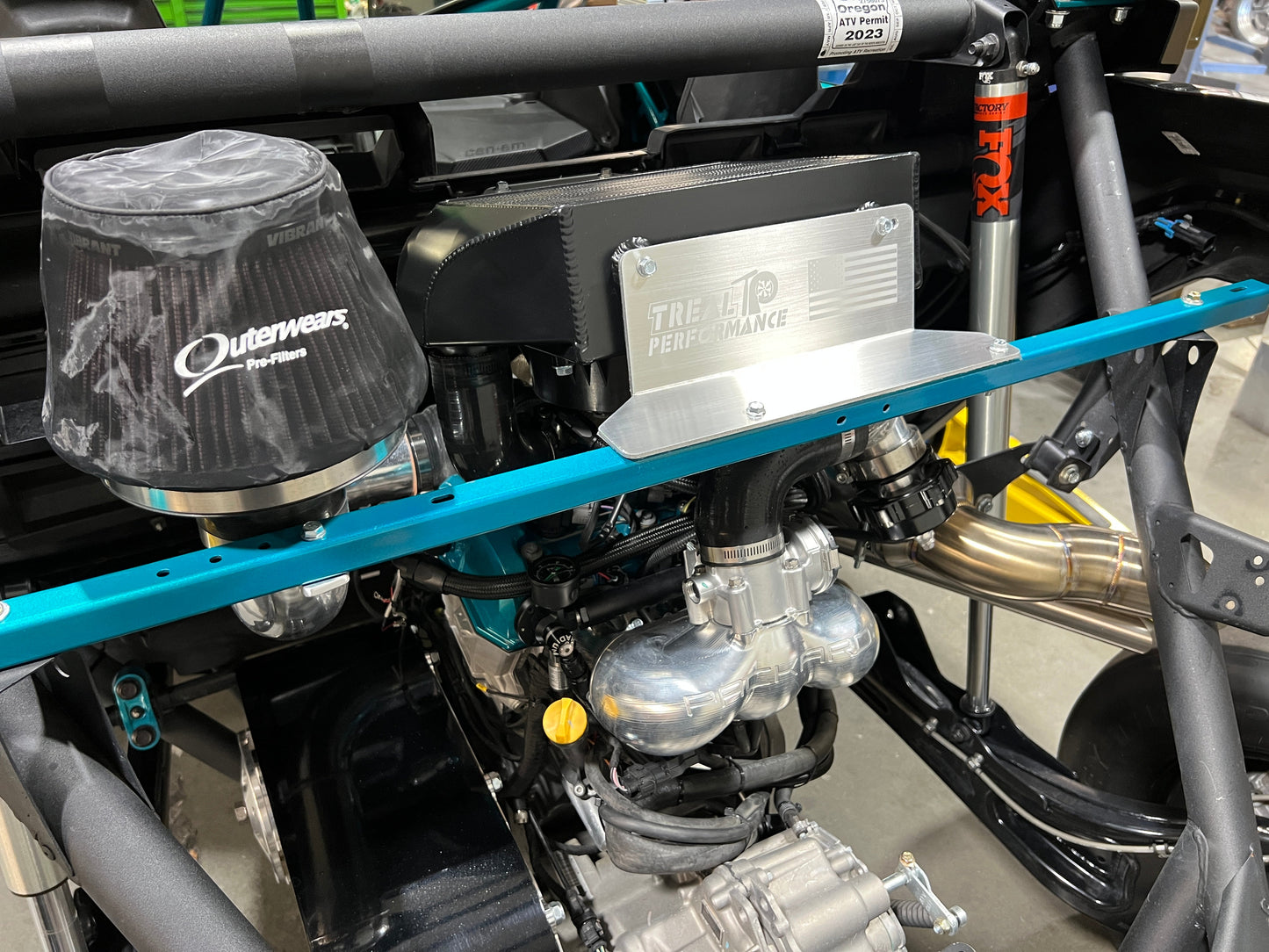 Treal Performance | 2017-2026 Can-Am X3 Bed Delete Intercooler Mount Brackets - Intercoolers