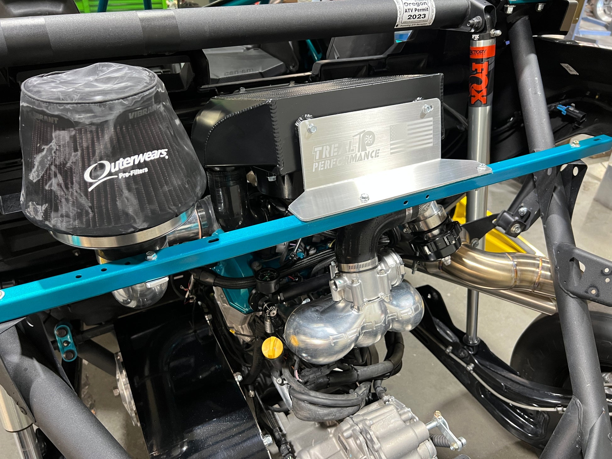 Treal Performance | 2017-2026 Can-Am X3 Bed Delete Intercooler Mount Brackets - Intercoolers