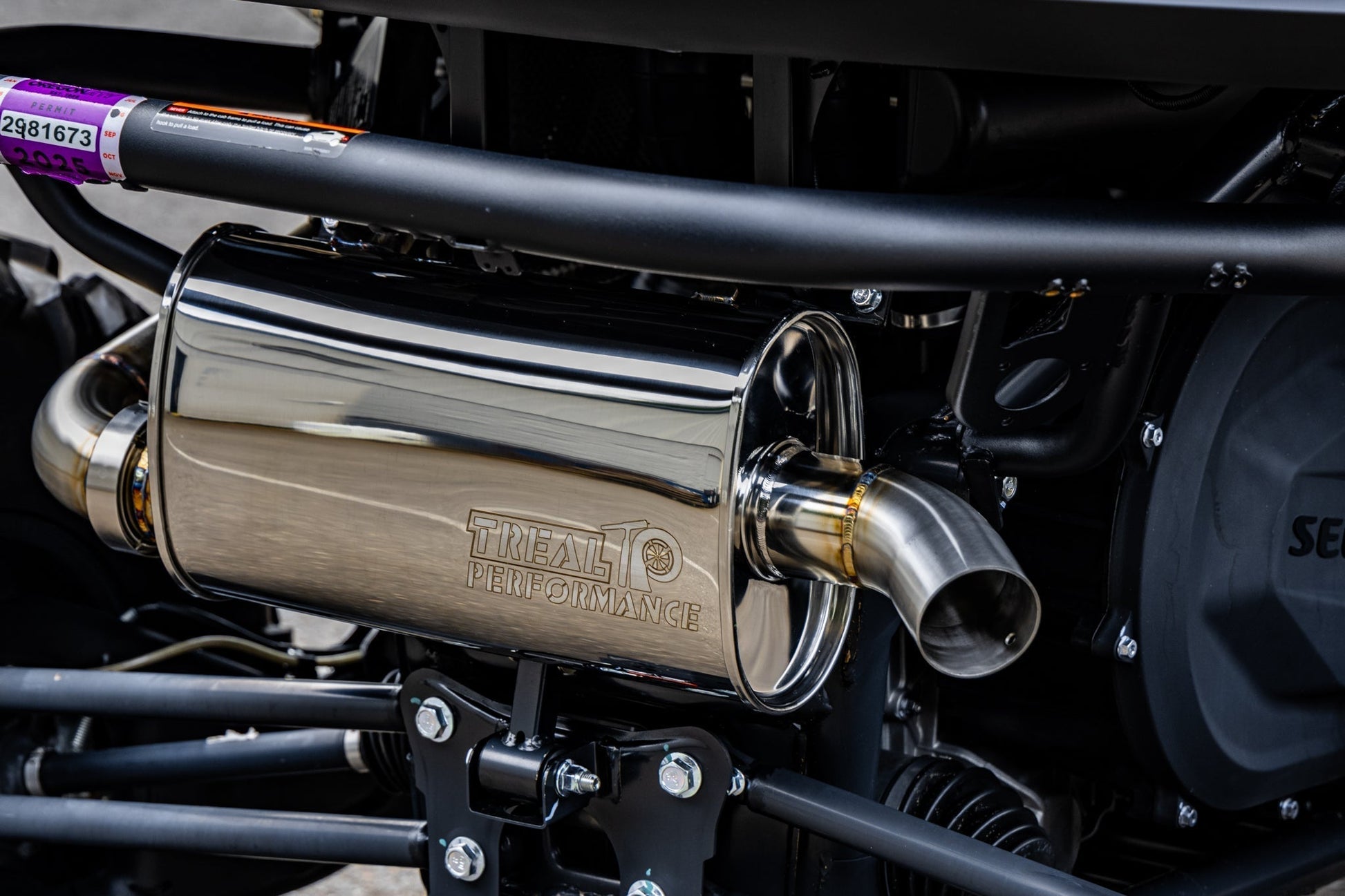 Treal Performance | 2023-2024 Segway Villain SX10 ’Vader’ Exhaust - Exhaust