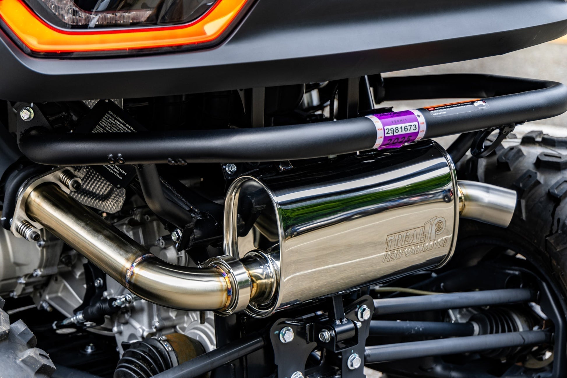 Treal Performance | 2023-2024 Segway Villain SX10 ’Vader’ Exhaust - Exhaust