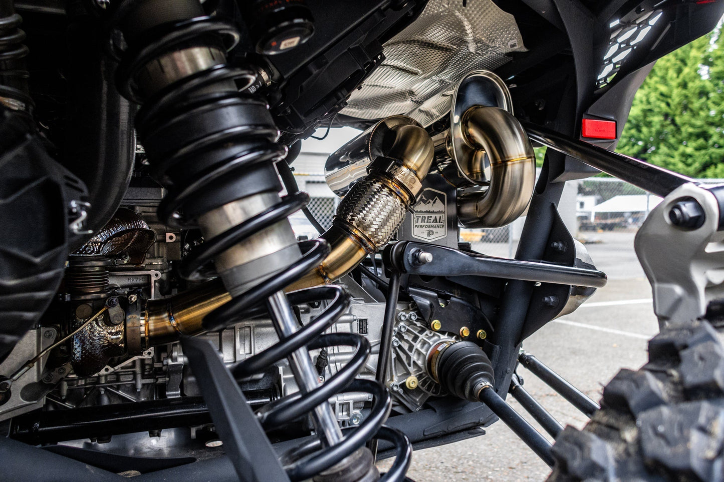Treal Performance | 2024-2026 Can-Am Maverick R ’The Patriot’ Exhaust System - Exhaust