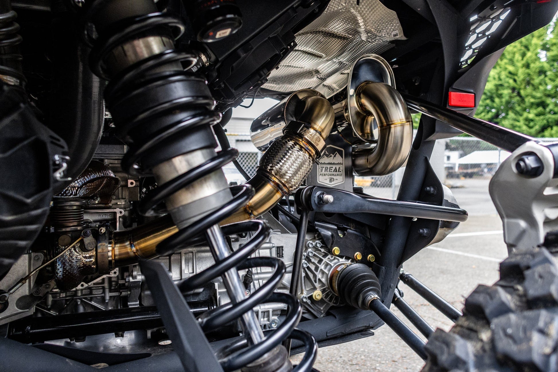 Treal Performance | 2024-2026 Can-Am Maverick R ’The Patriot’ Exhaust System - Exhaust