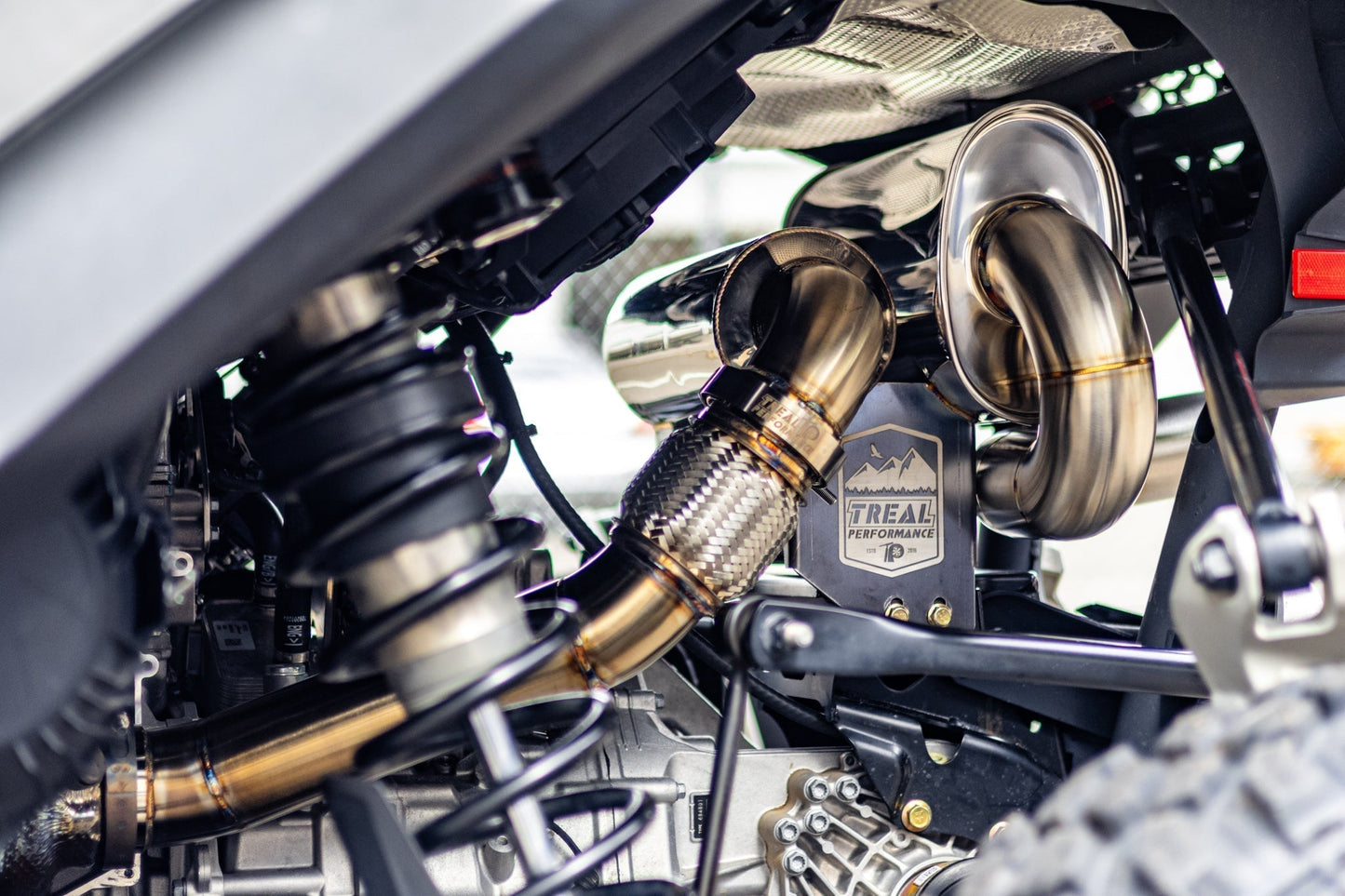 Treal Performance | 2024-2026 Can-Am Maverick R ’The Patriot’ Exhaust System - Exhaust