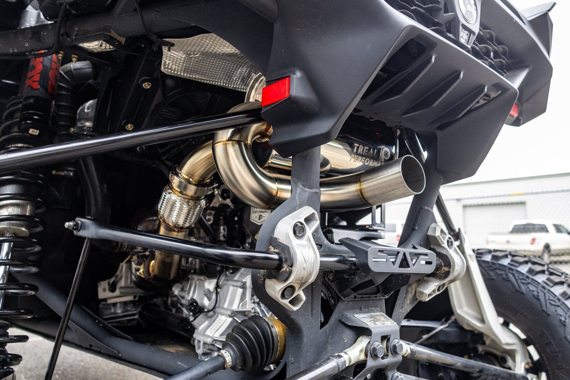 Treal Performance | 2024-2026 Can-Am Maverick R ’The Patriot’ Exhaust System - Exhaust