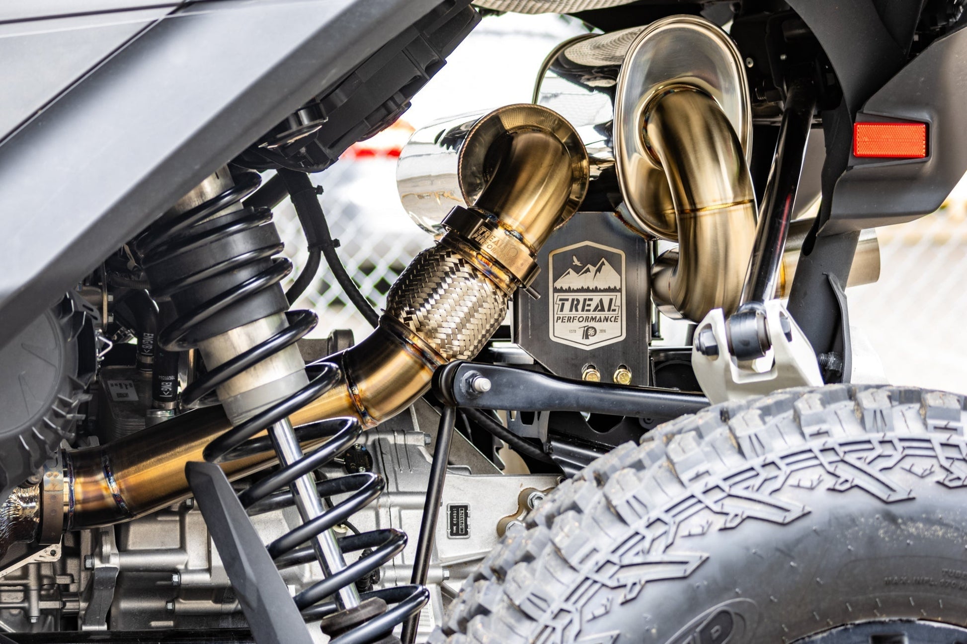 Treal Performance | 2024-2026 Can-Am Maverick R ’The Patriot’ Exhaust System - Exhaust