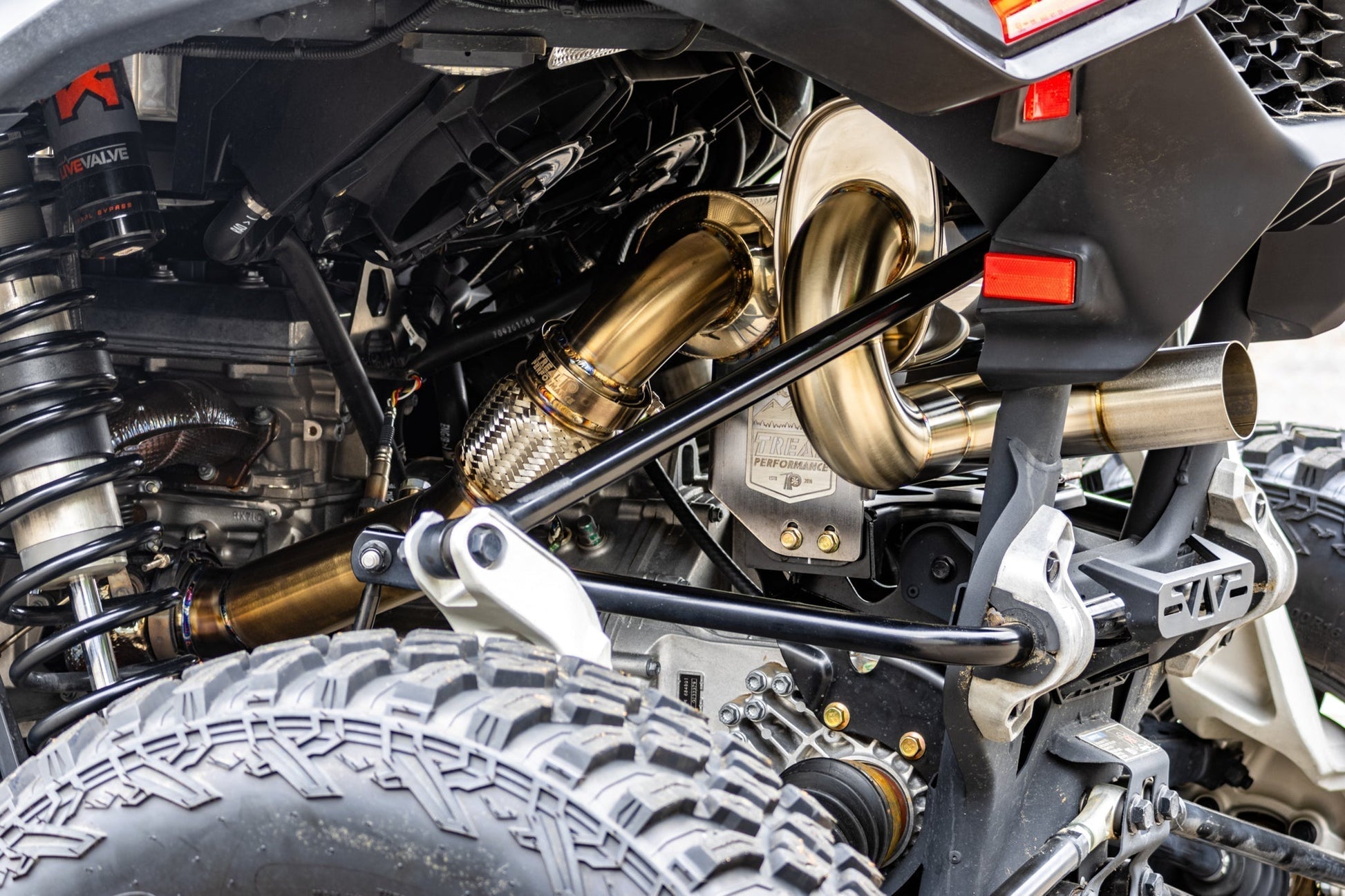 Treal Performance | 2024-2026 Can-Am Maverick R ’The Patriot’ Exhaust System - Exhaust