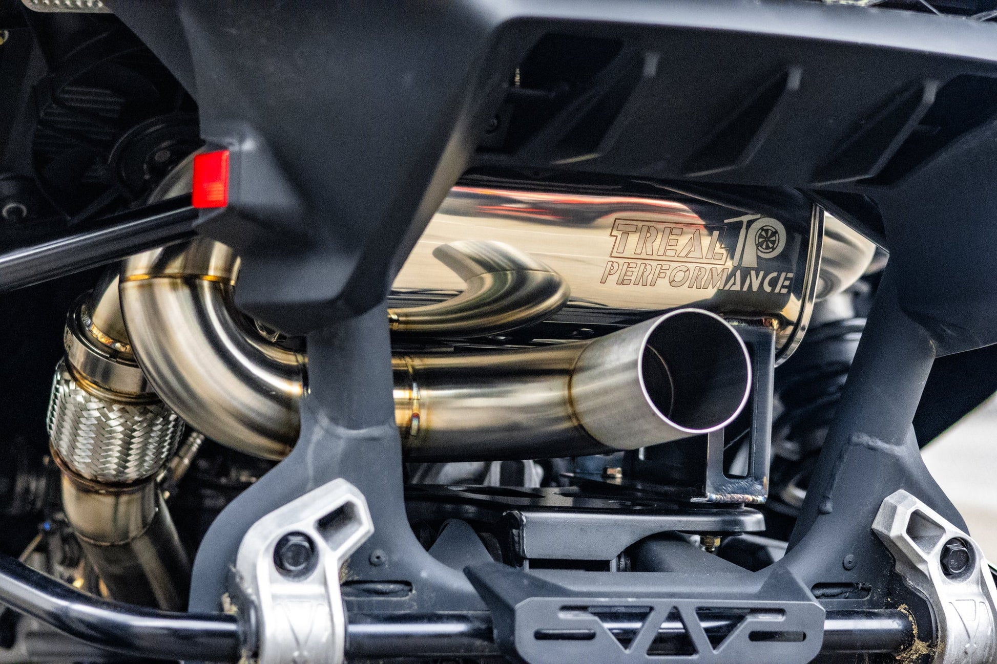 Treal Performance | 2024-2026 Can-Am Maverick R ’The Patriot’ Exhaust System - Exhaust