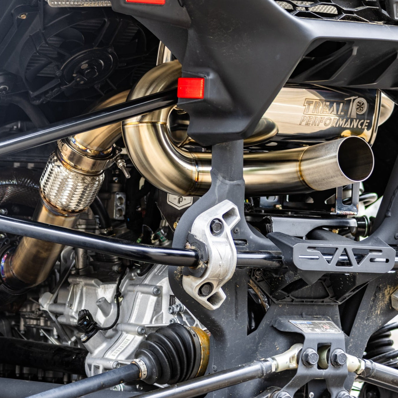 Treal Performance | 2024-2026 Can-Am Maverick R ’The Patriot’ Exhaust System - Exhaust