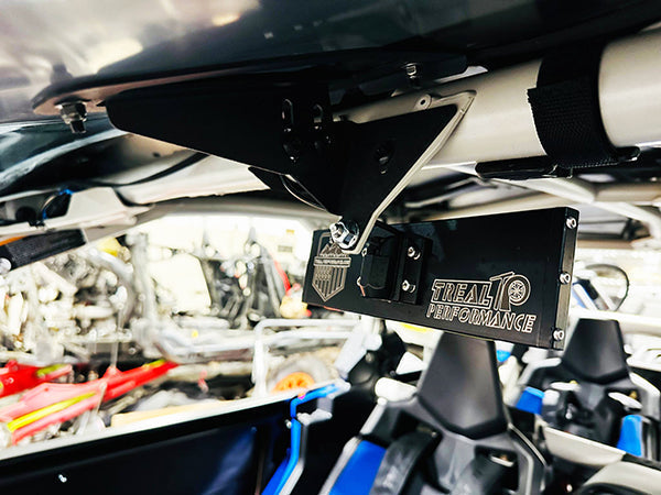 Treal Performance| Curved UTV Rear View Center Mirror w/ LED Light - LIGHTS
