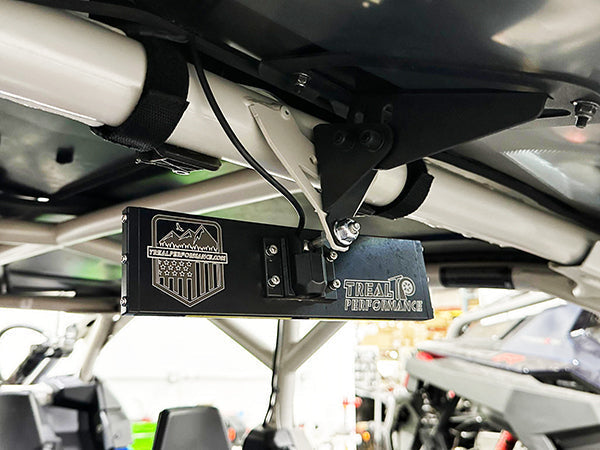 Treal Performance| Curved UTV Rear View Center Mirror w/ LED Light - LIGHTS