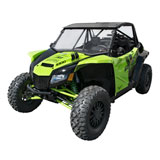 Tusk Removable Full Windshield Clear - Scratch Resistant - Arctic Cat Wildcat XX