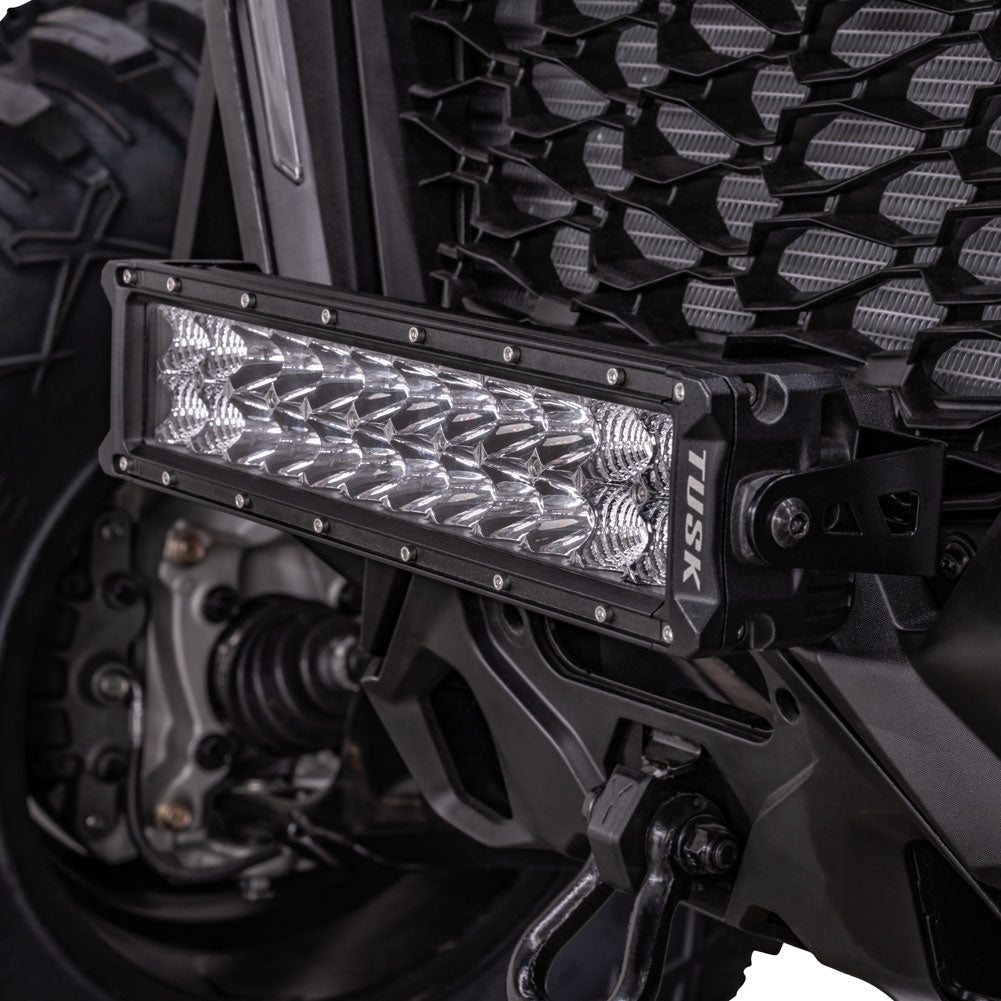 Tusk LED Light Bar Brackets 12’’ Grill Mount - Light Bar Brackets