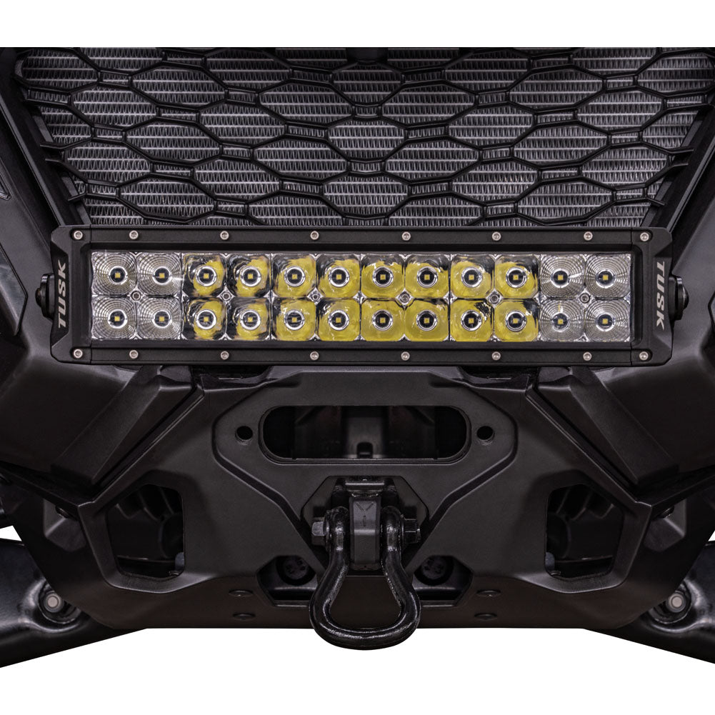 Tusk LED Light Bar Brackets 12’’ Grill Mount - Light Bar Brackets