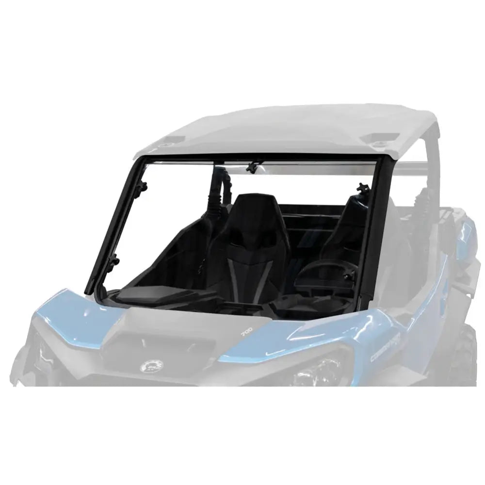 Tusk Removable Full Windshield Clear - Scratch Resistant - Can Am Commander/Maverick
