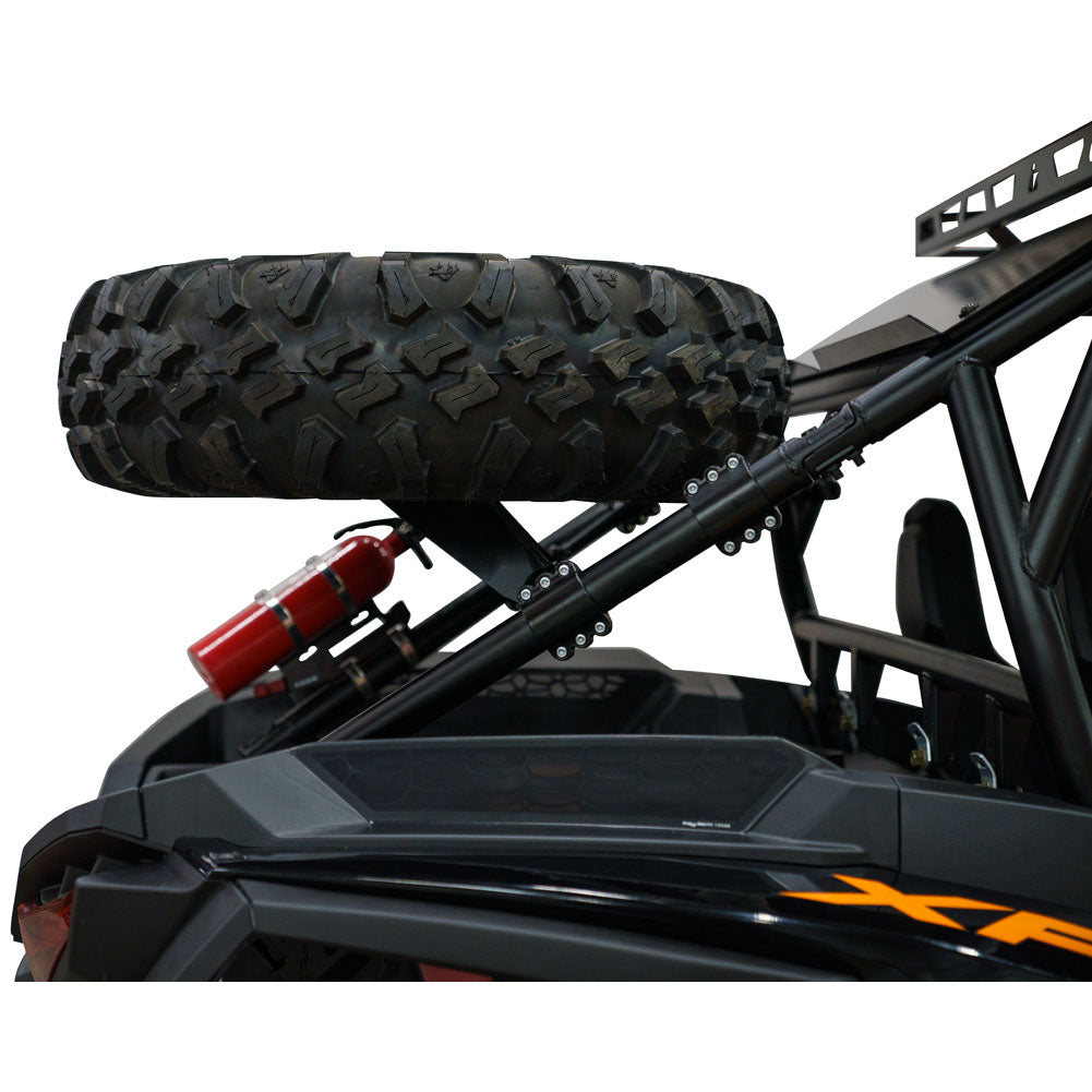 Tusk Spare Tire Carrier | 24+ Polaris RZR XP/XP4 1000 - Spare Tire Mounts