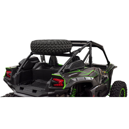 Tusk Spare Tire Carrier on a Kawasaki KRX/KRX4 1000 - Spare Tire Mounts