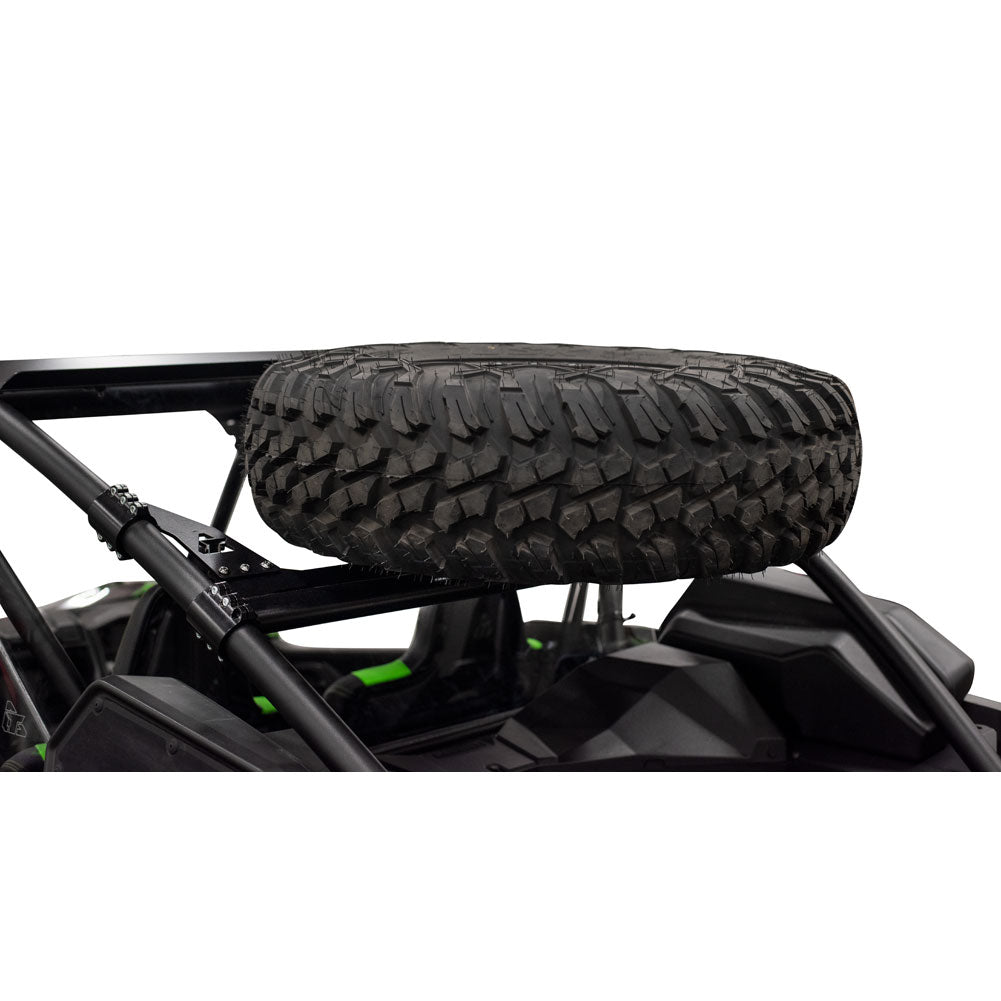 Tusk Spare Tire Carrier on a Kawasaki KRX/KRX4 1000 - Spare Tire Mounts