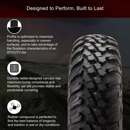 Tusk Terrabite® Radial Tire 26x9-14 Medium/Hard Terrain - Tire