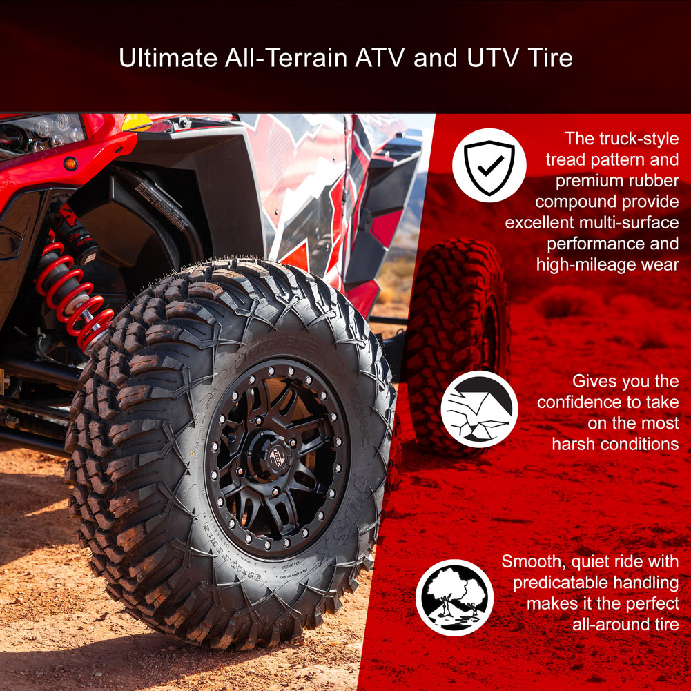 Tusk Terrabite® Radial Tire 26x9-14 Medium/Hard Terrain - Tire