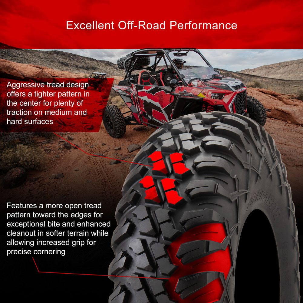 Tusk Terrabite® Radial Tire 30x10-15 Medium/Hard Terrain - Tire