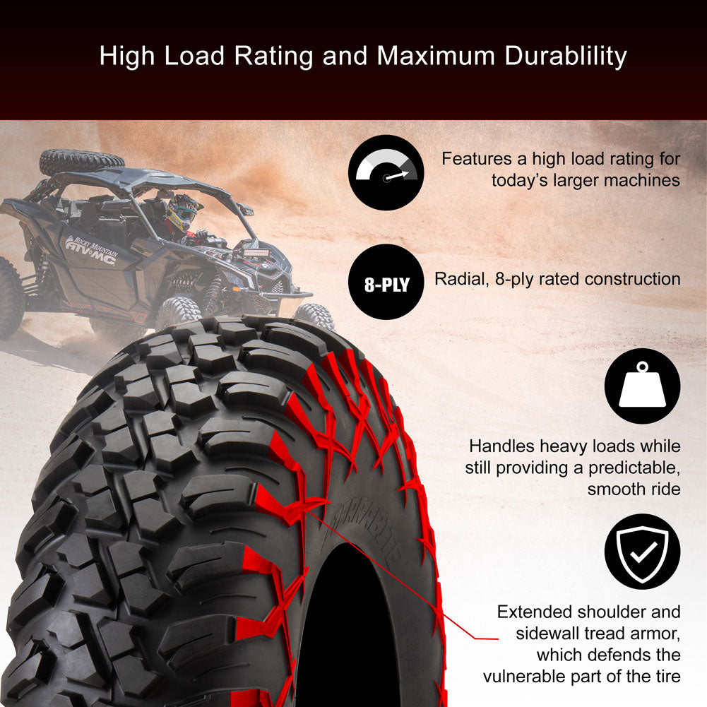 Tusk Terrabite® Radial Tire 33x10-15 Medium/Hard Terrain - Tire