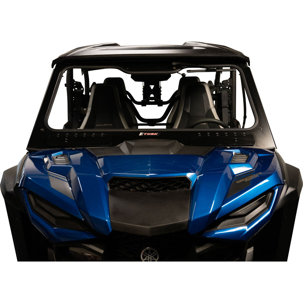 Tusk UTV Full Glass Windshield with 12’’ Windshield Wiper| Yamaha Wolverine RMAX2/RMAX4 - Glass Front Windshield