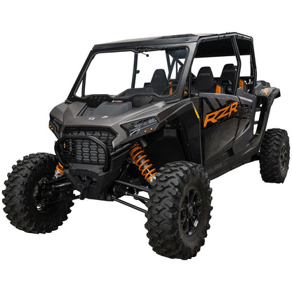 Tusk UTV Full Glass Windshield with 16’’ Windshield Wiper | 24+ Polaris XP/XP4 1000 - Glass Front Windshield