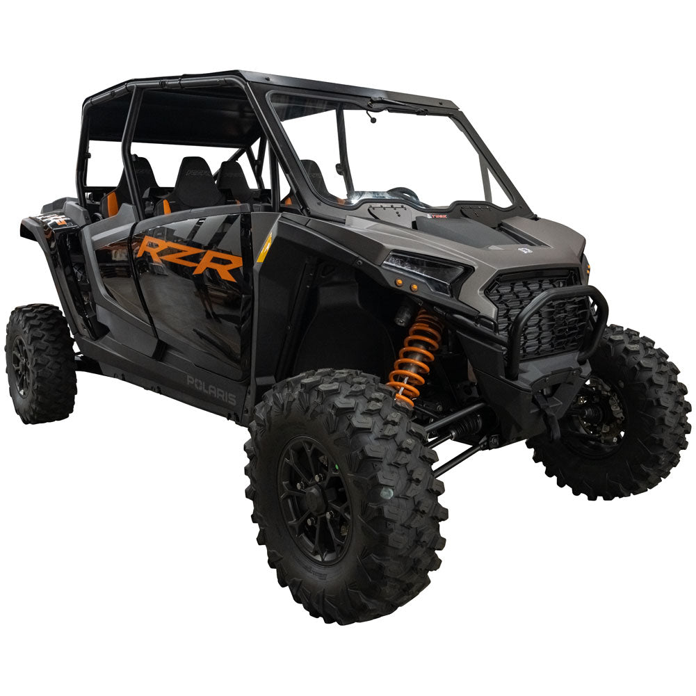Tusk UTV Full Glass Windshield with 16’’ Windshield Wiper | 24+ Polaris XP/XP4 1000 - Glass Front Windshield