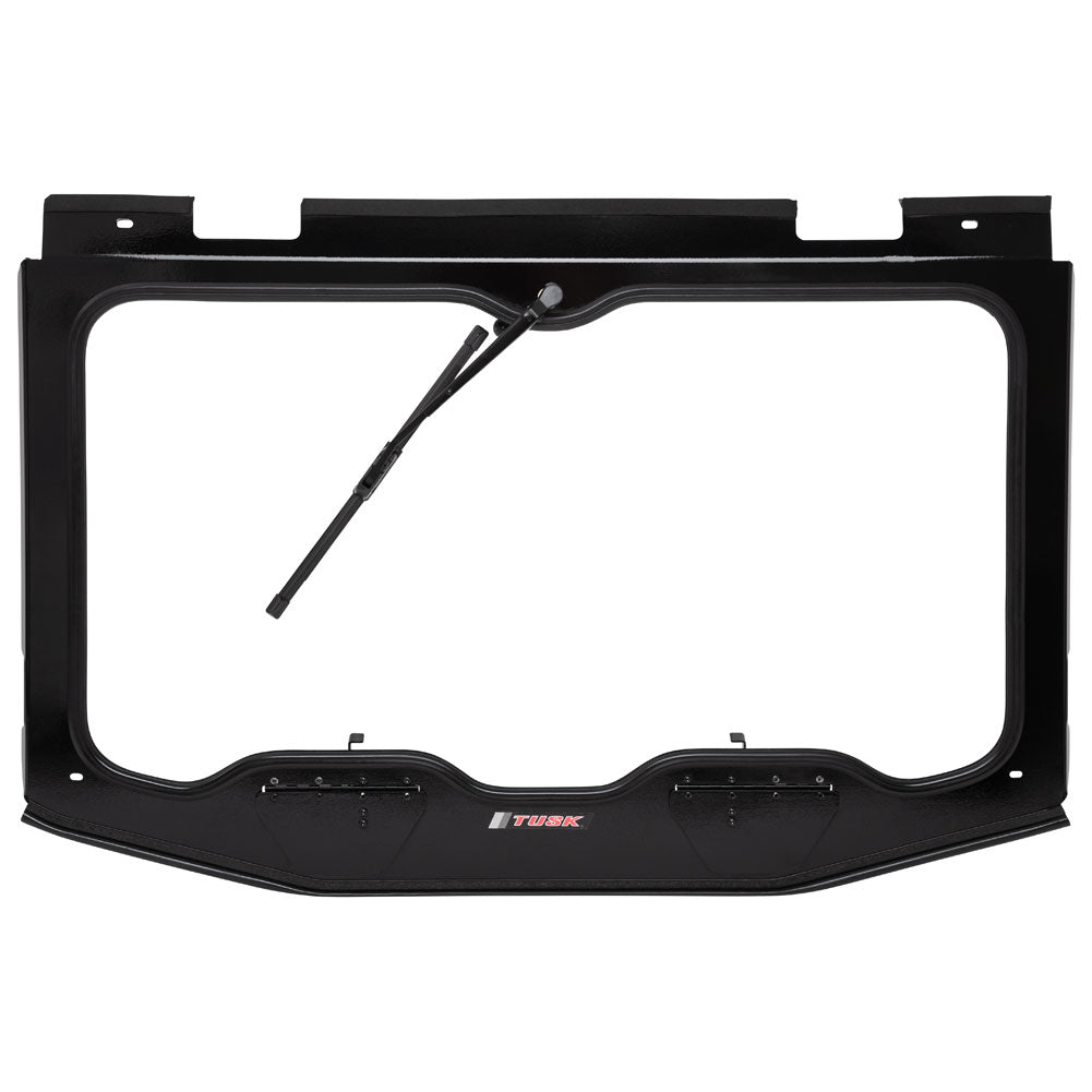 Tusk UTV Full Glass Windshield with 16’’ Windshield Wiper | 24+ Polaris XP/XP4 1000 - Glass Front Windshield