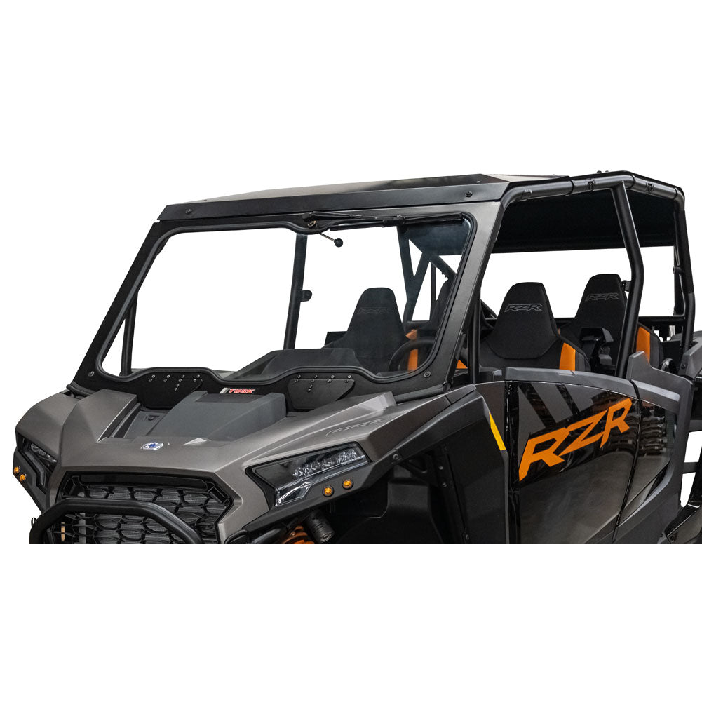 Tusk UTV Full Glass Windshield with 16’’ Windshield Wiper | 24+ Polaris XP/XP4 1000 - Glass Front Windshield