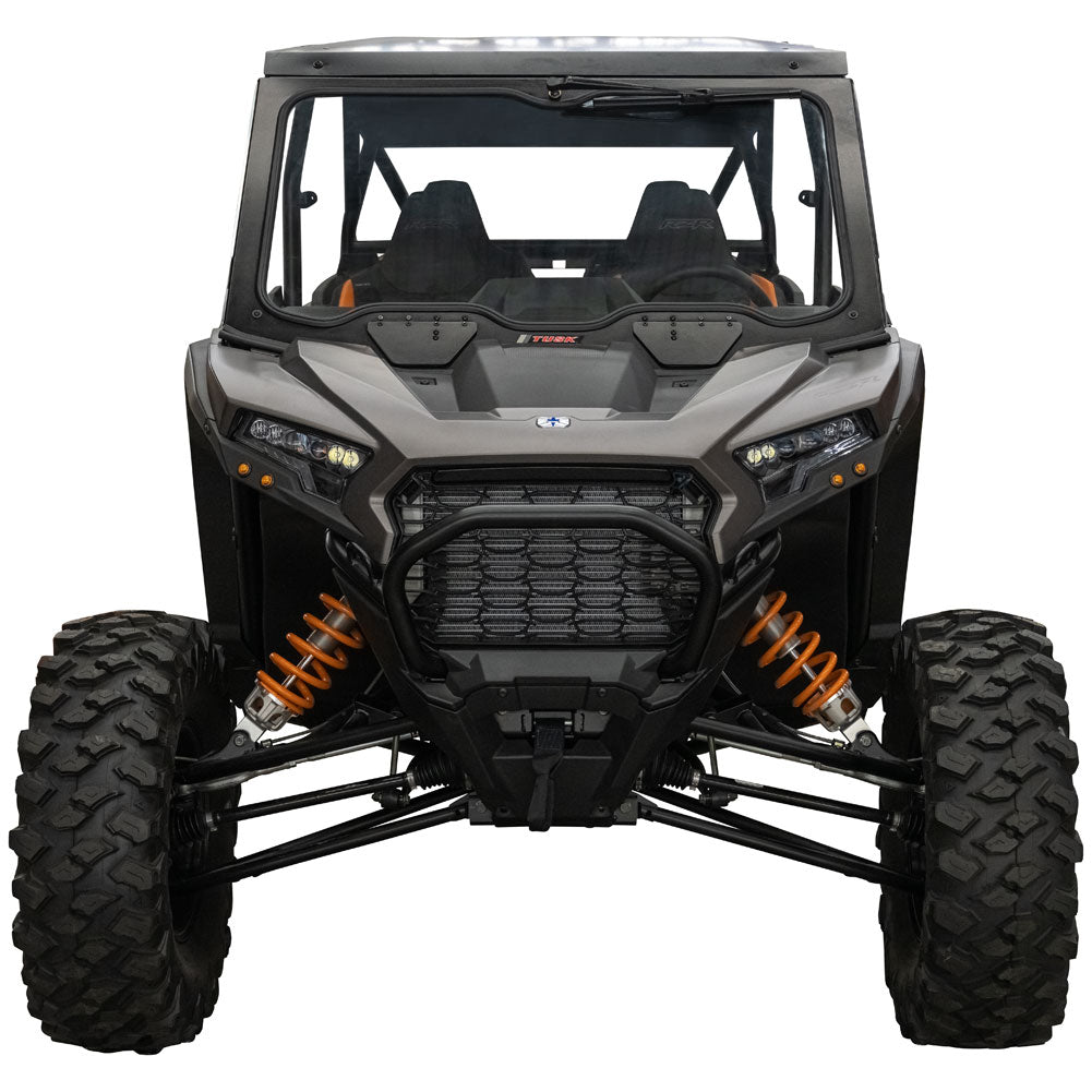 Tusk UTV Full Glass Windshield with 16’’ Windshield Wiper | 24+ Polaris XP/XP4 1000 - Glass Front Windshield