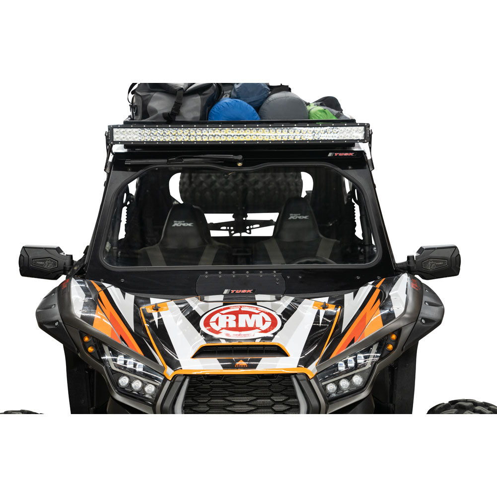 Tusk UTV Full Glass Windshield with 16’’ Windshield Wiper - Kawasaki KRX - Glass Front Windshield