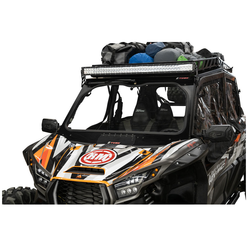 Tusk UTV Full Glass Windshield with 16’’ Windshield Wiper - Kawasaki KRX - Glass Front Windshield