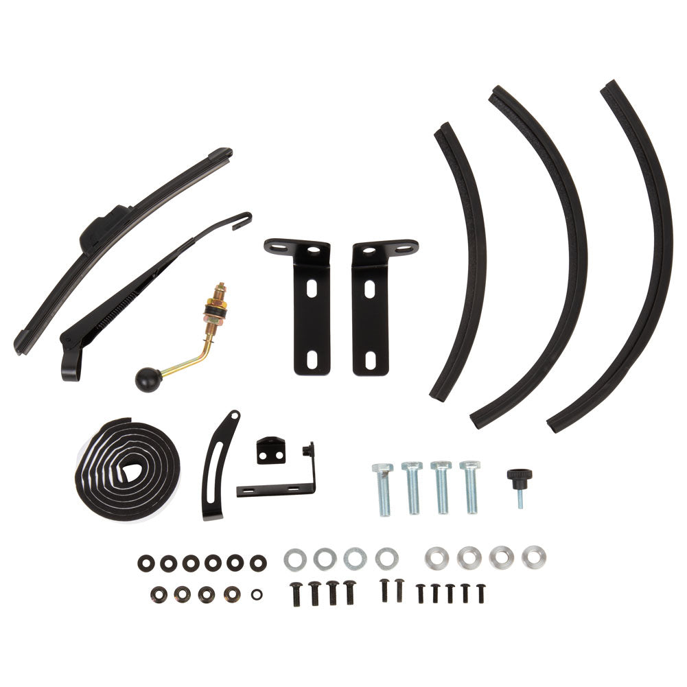 Tusk UTV Full Glass Windshield with 16’’ Windshield Wiper - Kawasaki KRX - Glass Front Windshield