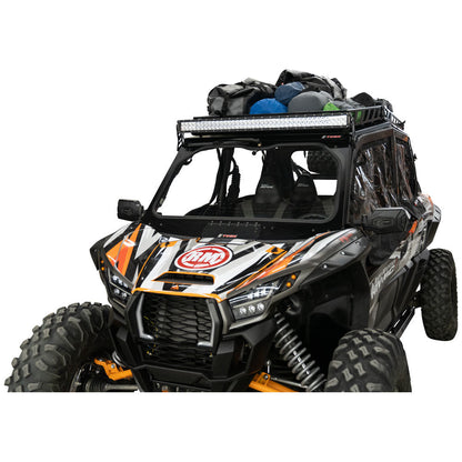 Tusk UTV Full Glass Windshield with 16’’ Windshield Wiper - Kawasaki KRX - Glass Front Windshield