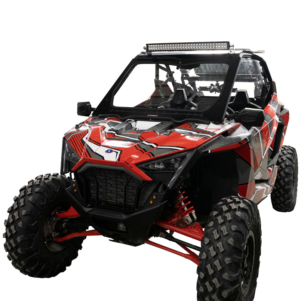 Tusk UTV Full Glass Windshield with 16’’ Windshield Wiper| Polaris RZR Pro XP - Glass Front Windshield