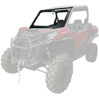 Tusk UTV Full Glass Windshield With Vent and 12’’ Windshield Wiper | Can Am Commander / Can Am Maverick - Glass Front