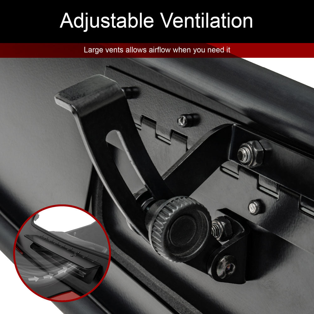 Tusk UTV Full Glass Windshield With Vent and 12’’ Windshield Wiper | Can Am Commander / Can Am Maverick - Glass Front