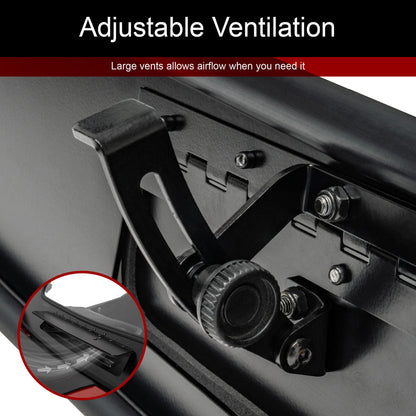 Tusk UTV Full Glass Windshield With Vent and 12’’ Windshield Wiper | Can Am Commander / Can Am Maverick - Glass Front