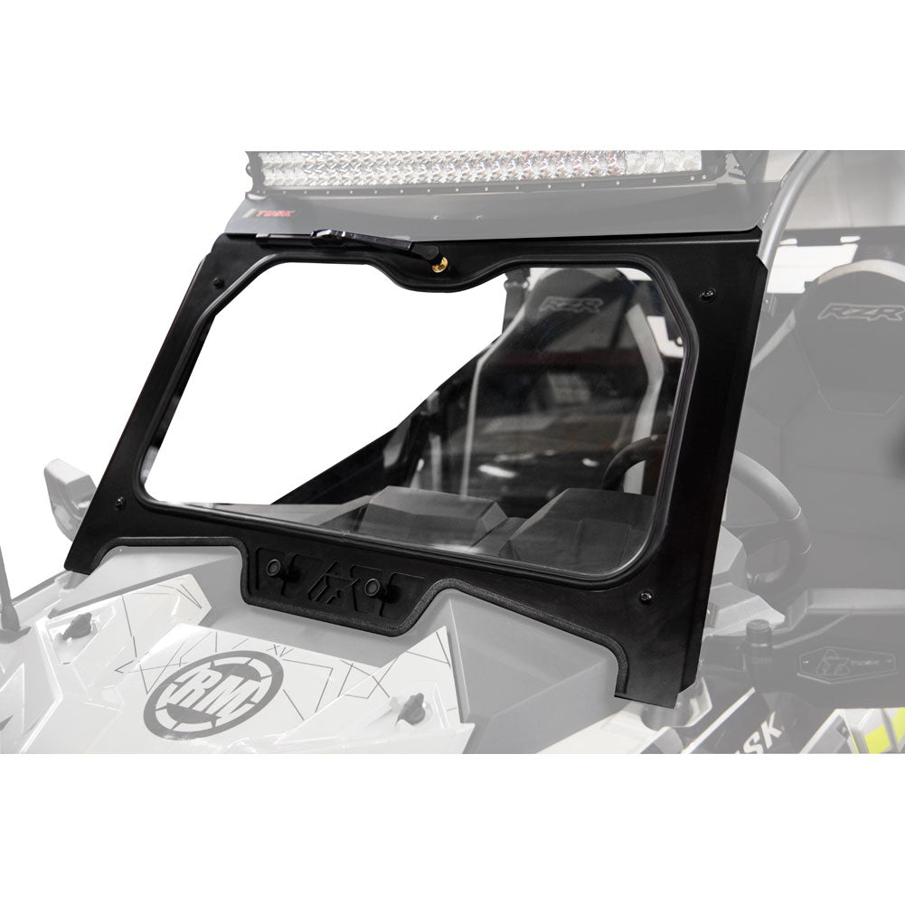 Tusk UTV Full Glass Windshield With Vent and 12’’ Windshield Wiper - Polaris RZR 900 Trail - Glass Front Windshield