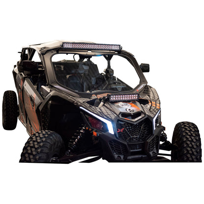 Tusk UTV Full Glass Windshield With Vent and 16’’ Windshield Wiper| Can-Am Maverick X3 - Glass Front Windshield
