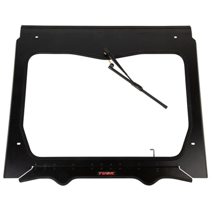 Tusk UTV Full Glass Windshield With Vent and 16’’ Windshield Wiper - Polaris RZR Pro R - Glass Front Windshield