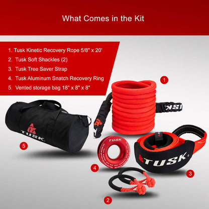 Tusk UTV Kinetic Recovery Kit
